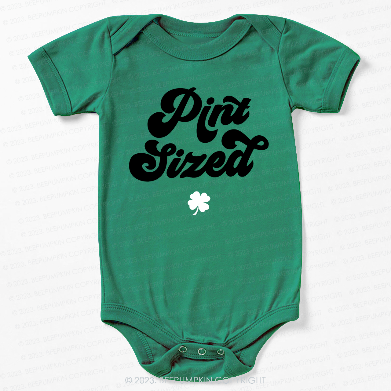 Pint Sized St.Patricks Day Bodysuit For Baby
