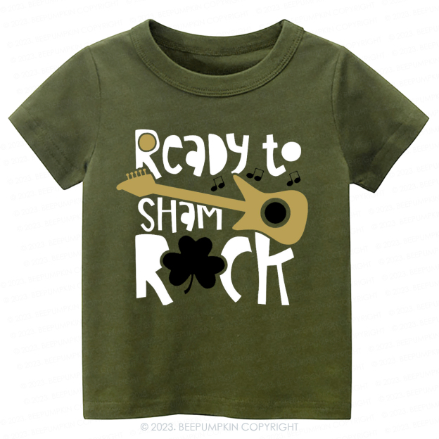 Ready to Shamrock St.Patricks Day -Toddler Tees