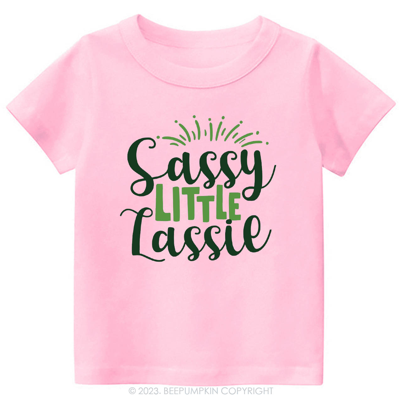 Sassy Little Lassie St.Patricks Day -Toddler Tees