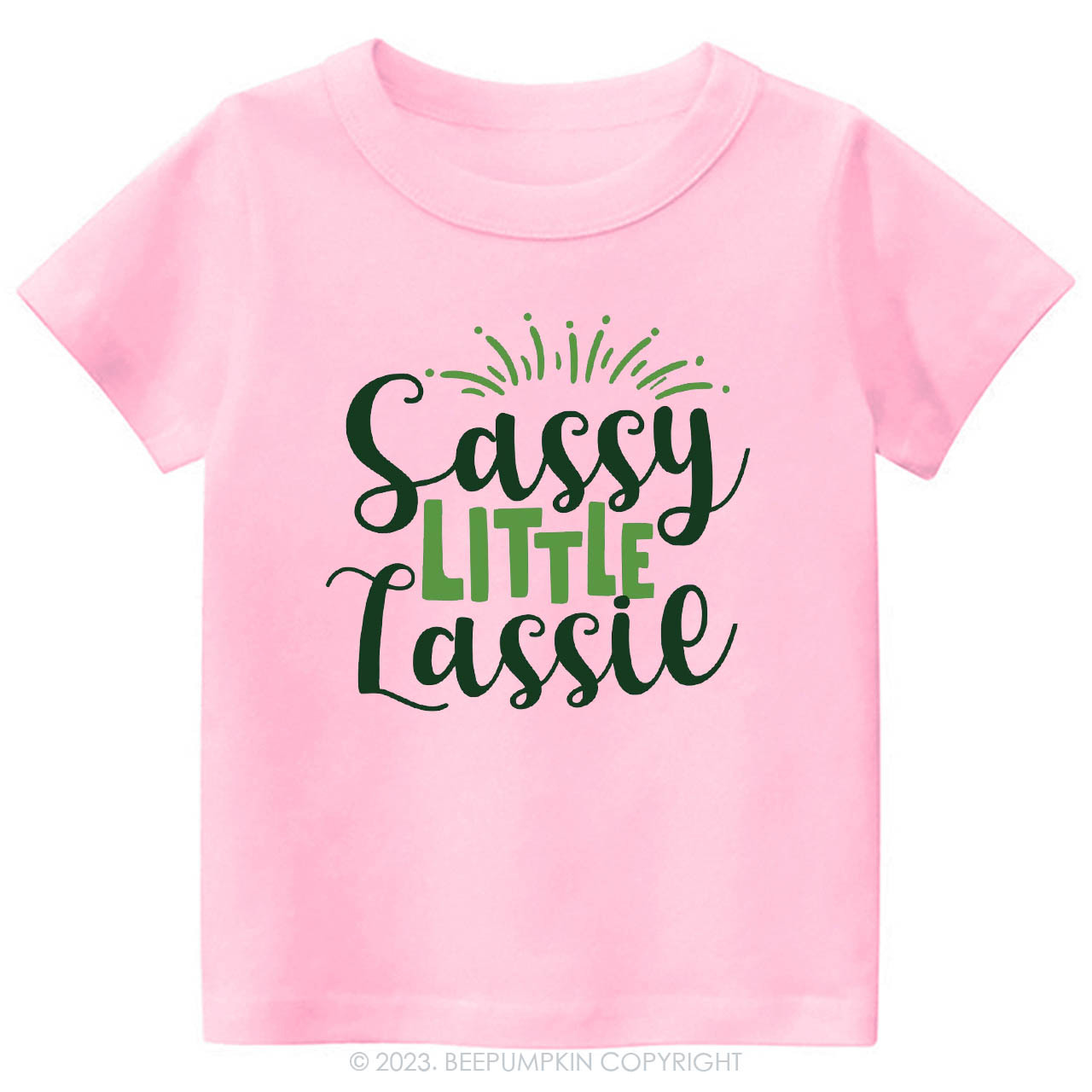 Sassy Little Lassie St.Patricks Day -Toddler Tees