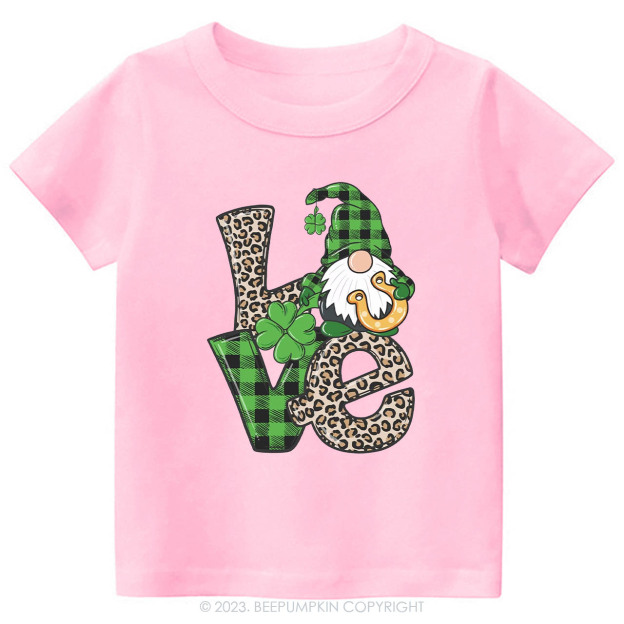 Love Gnomes St.Patricks Day -Toddler Tees