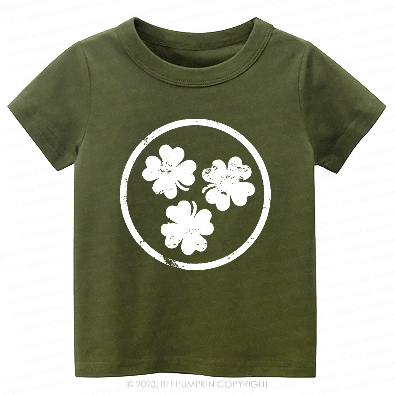 Ring  Shamrock Clover St.Patricks Day -Toddler Tees