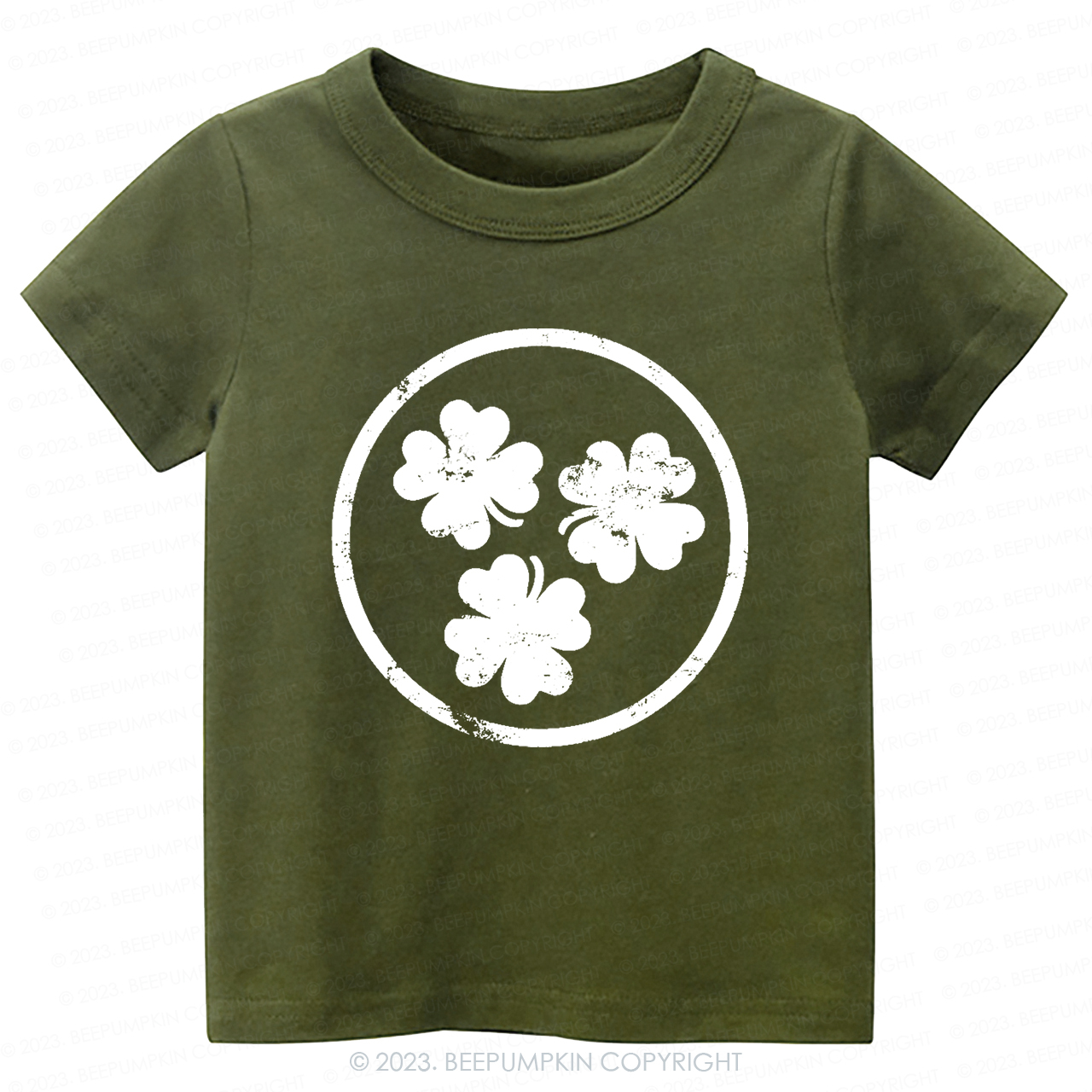 Ring  Shamrock Clover St.Patricks Day -Toddler Tees