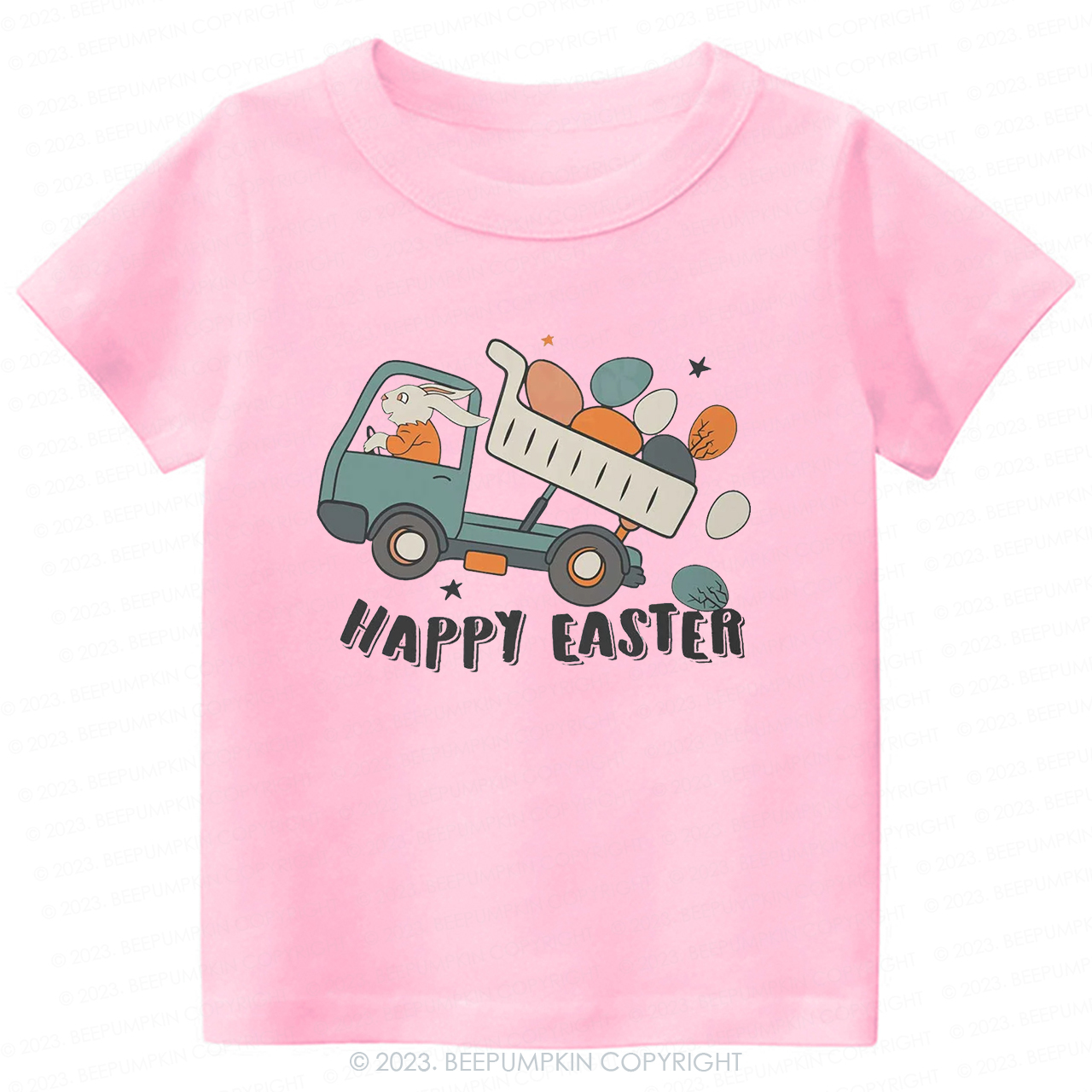 Easter Dumper Truck Construction-Toddler Tees