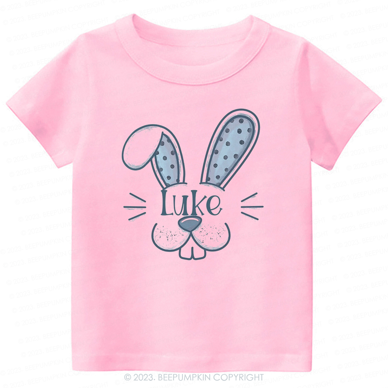 Custom Name Polka Dots Easter Boy -Toddler Tees