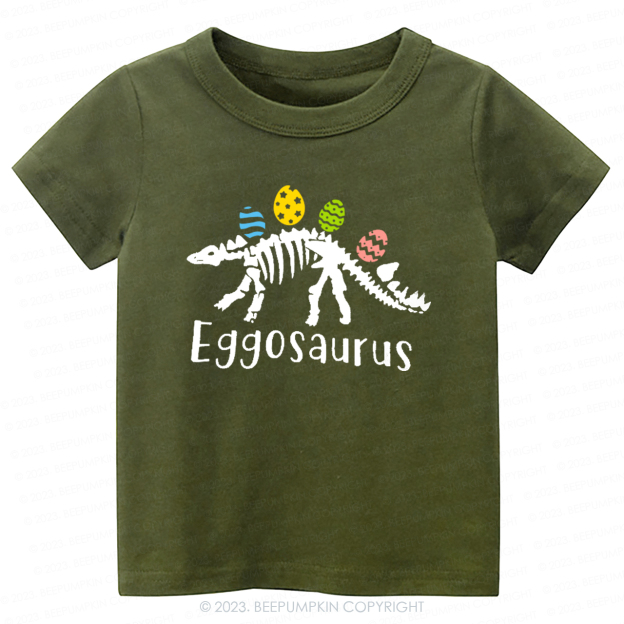Dinosaur And Egg Easter Boy -Toddler Tees