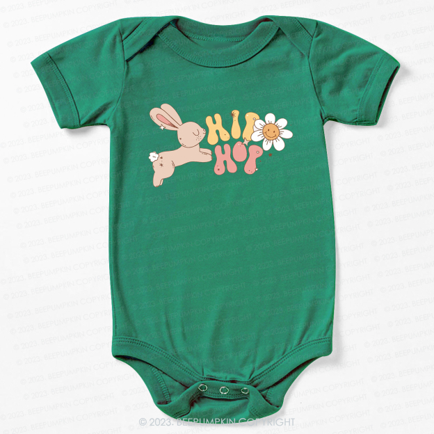 Groovy Easter Hip Hop Bunny Bodysuit For Baby