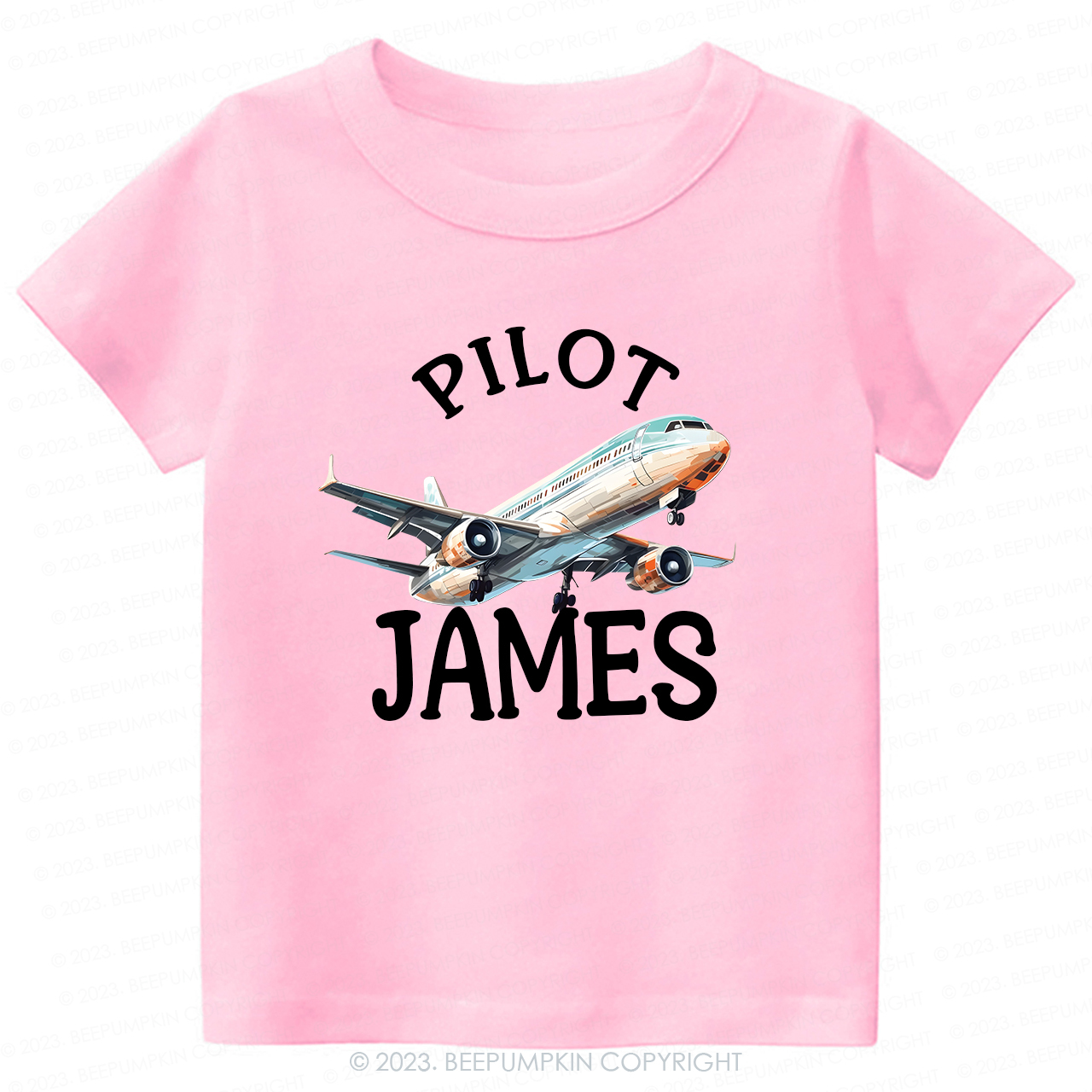  Custom Name Pilot -Toddler Tees