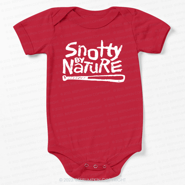 Snotty By Nature Cute Funny Rap Hiphop For Baby