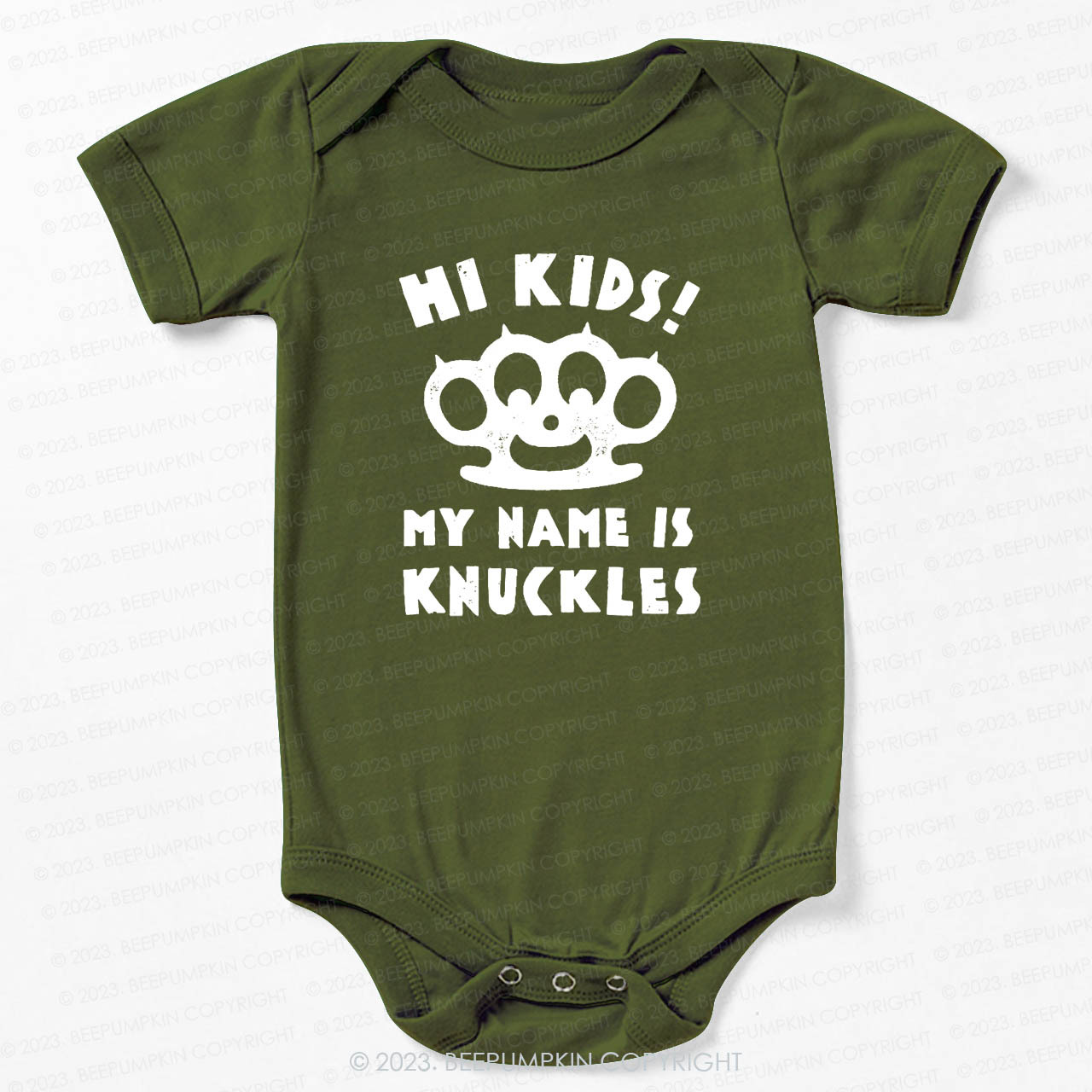Hi Kids, My Name Is Knuckles Bodysuit For Baby