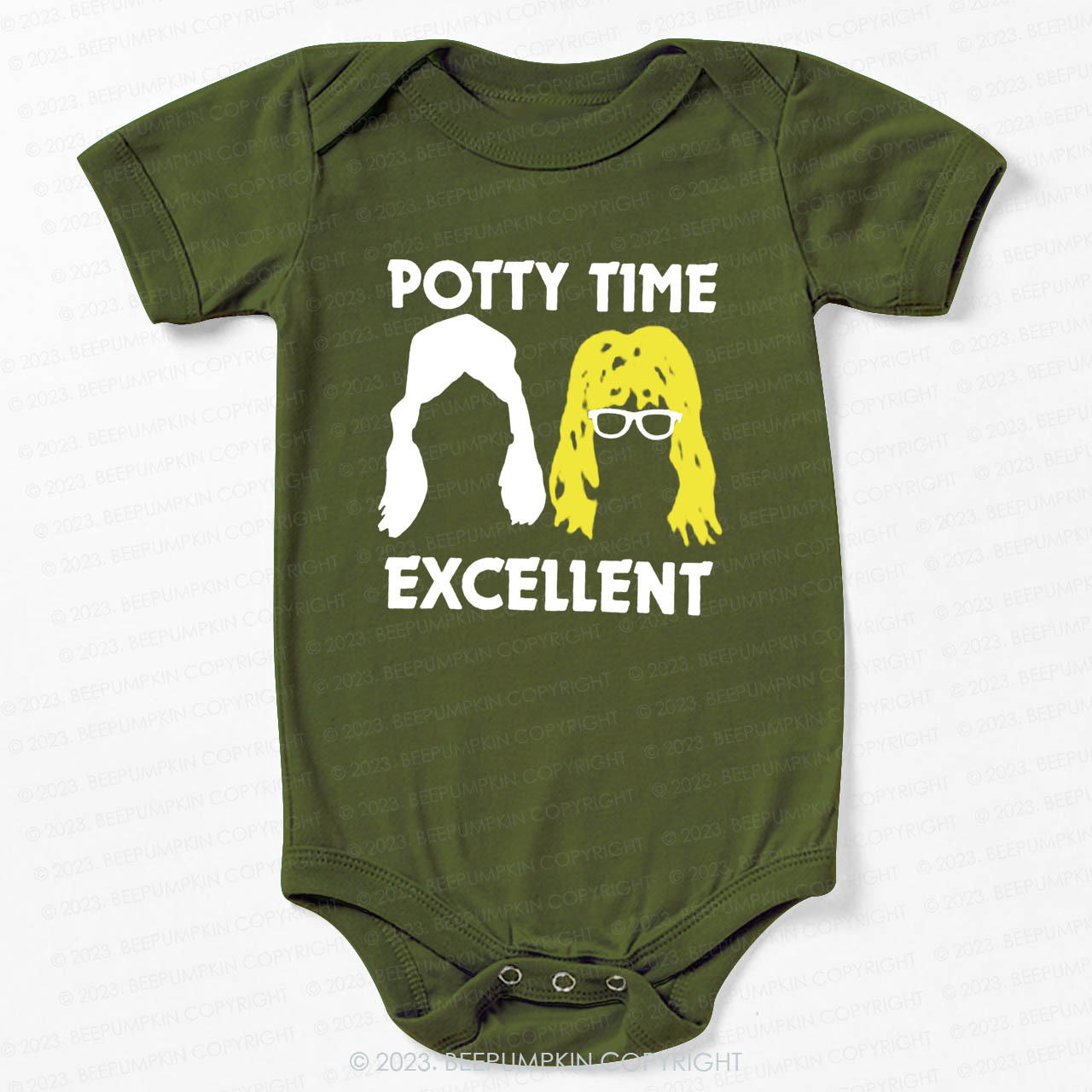 Potty Time Excellent Funny Bodysuit For Baby