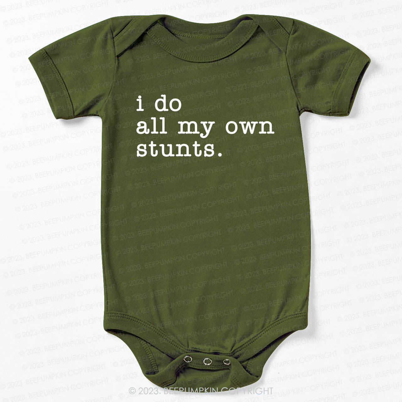 I Do All My Own Stunts Bodysuit For Baby