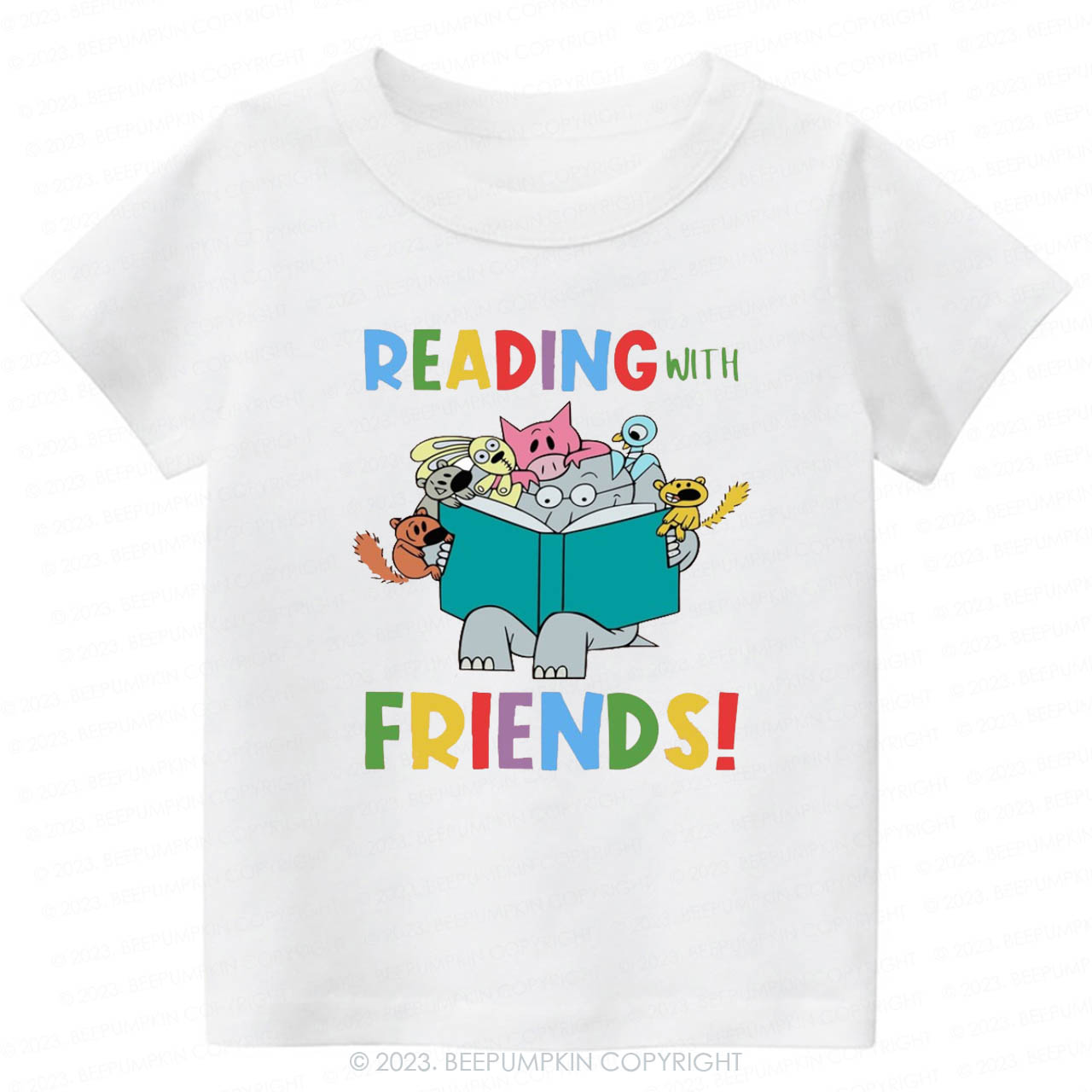 Reading With Friends Kids Shirt