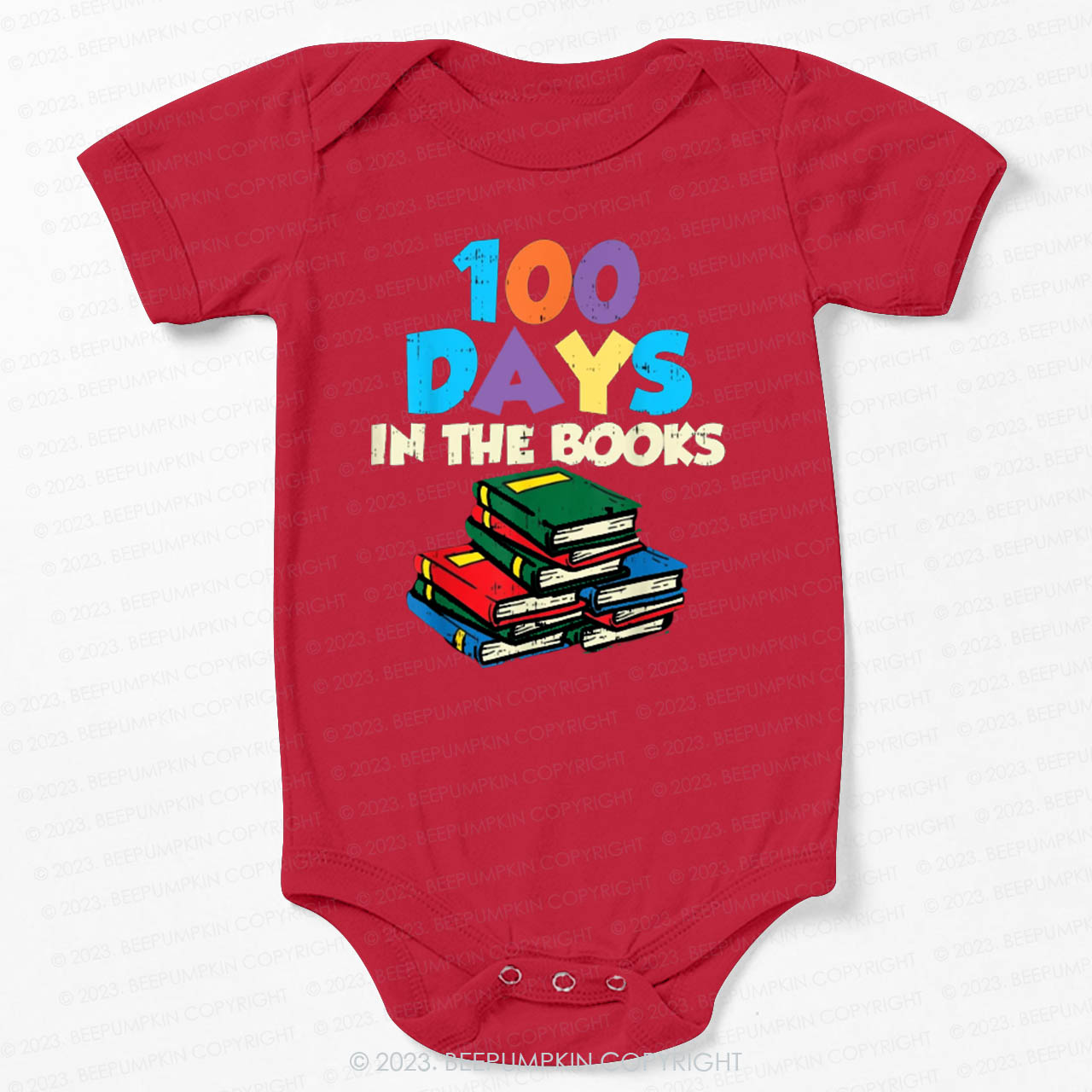 100 Days In The Books Bodysuit For Baby
