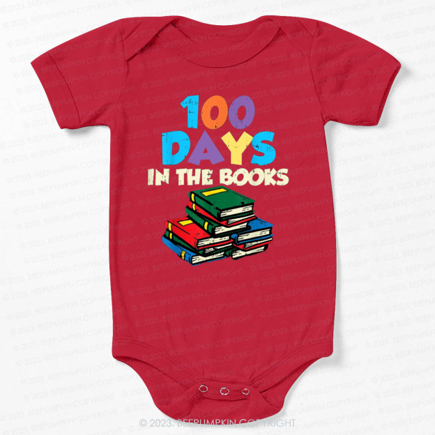 100 Days In The Books Bodysuit For Baby