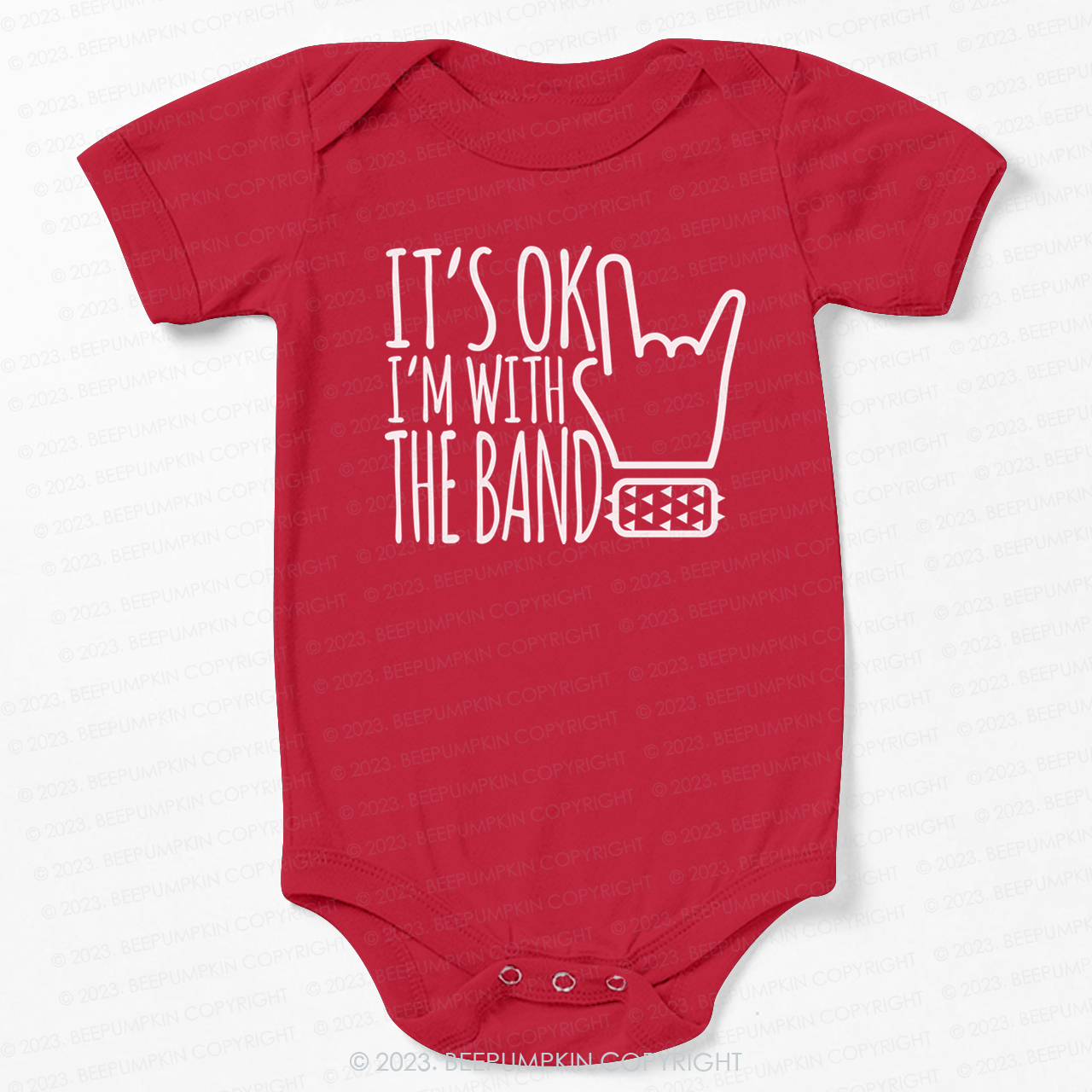 I'm With The Band Bodysuit For Baby
