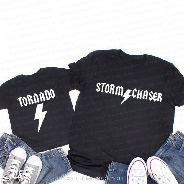 Tornado and Storm Chase T-Shirts For Mom&Me