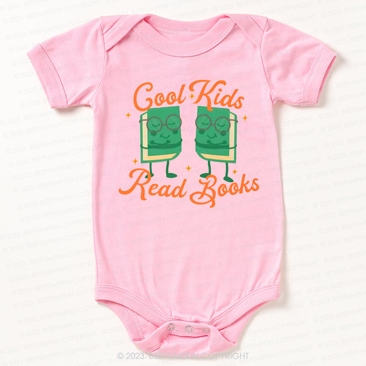 Cool Kids Read Books Funny Bodysuit For Baby