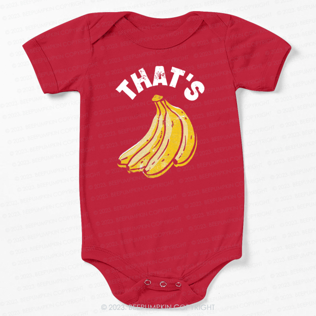 That's Bananas Cool Bodysuit For Baby