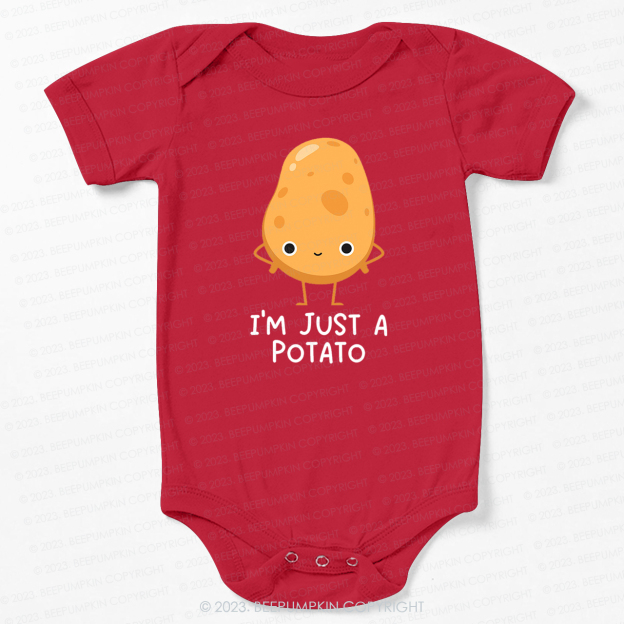 I'm Just A Potato Natural Bodysuit For Baby