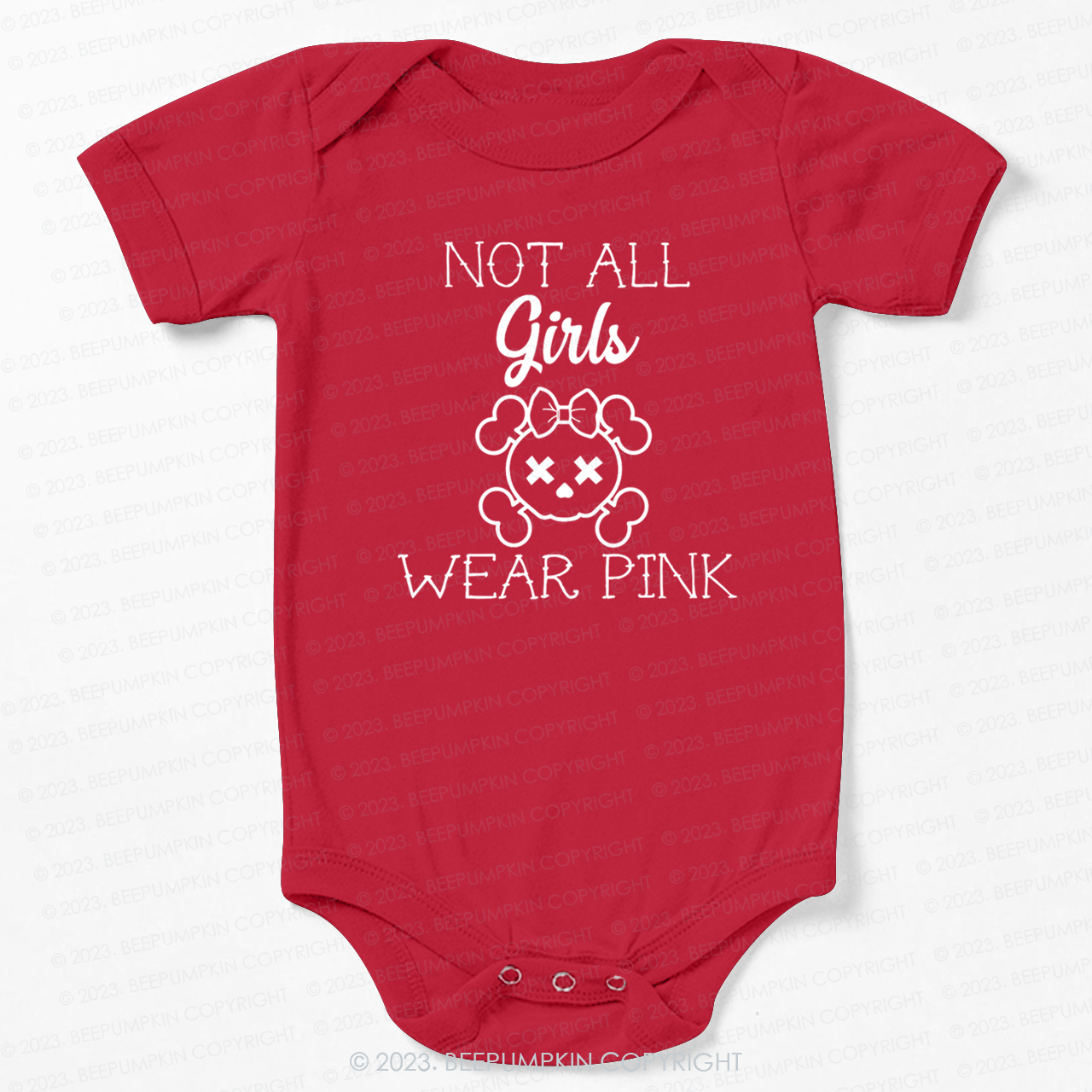 Not All Girls Wear Pink Punk Bodysuit For Baby
