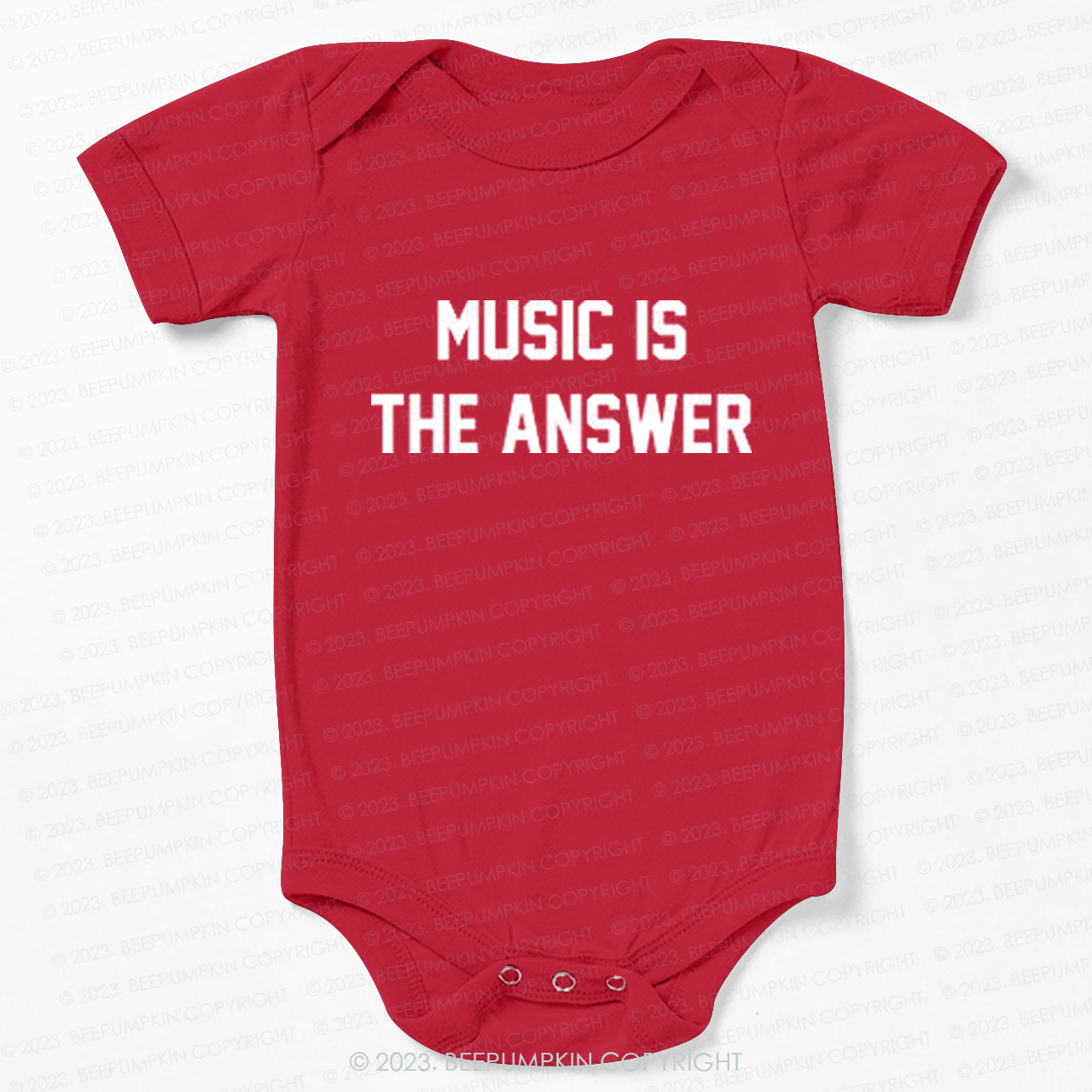 Music Is The Answer Bodysuit For Baby