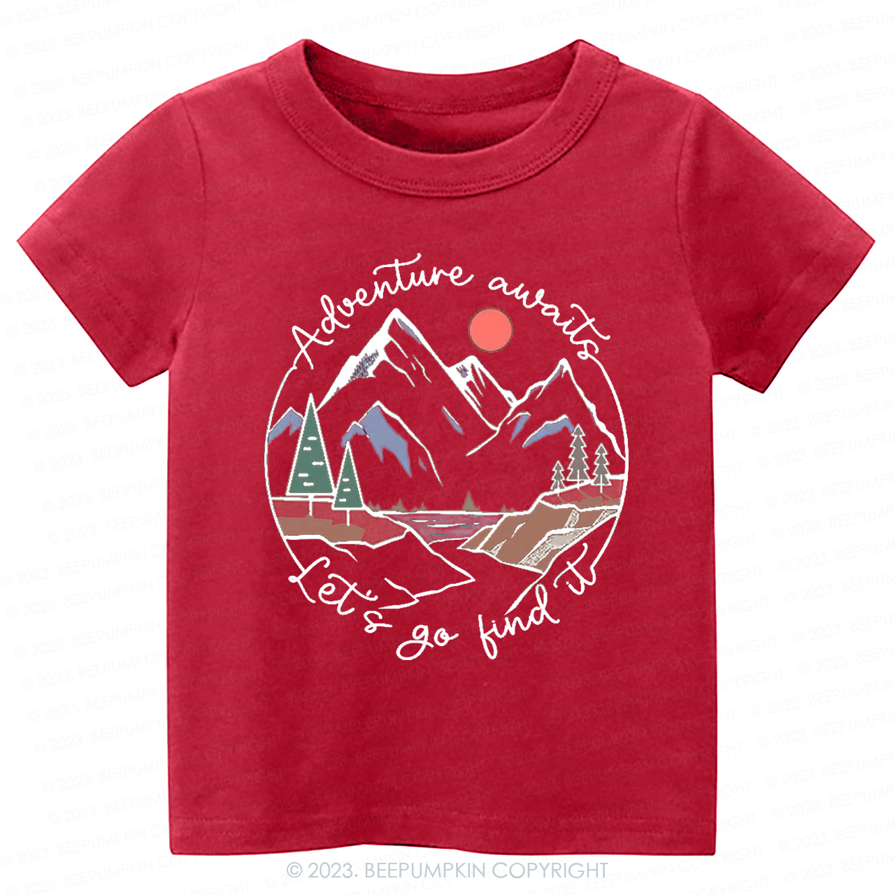 Adventure Awaits Let's Go Find It Kids Shirt