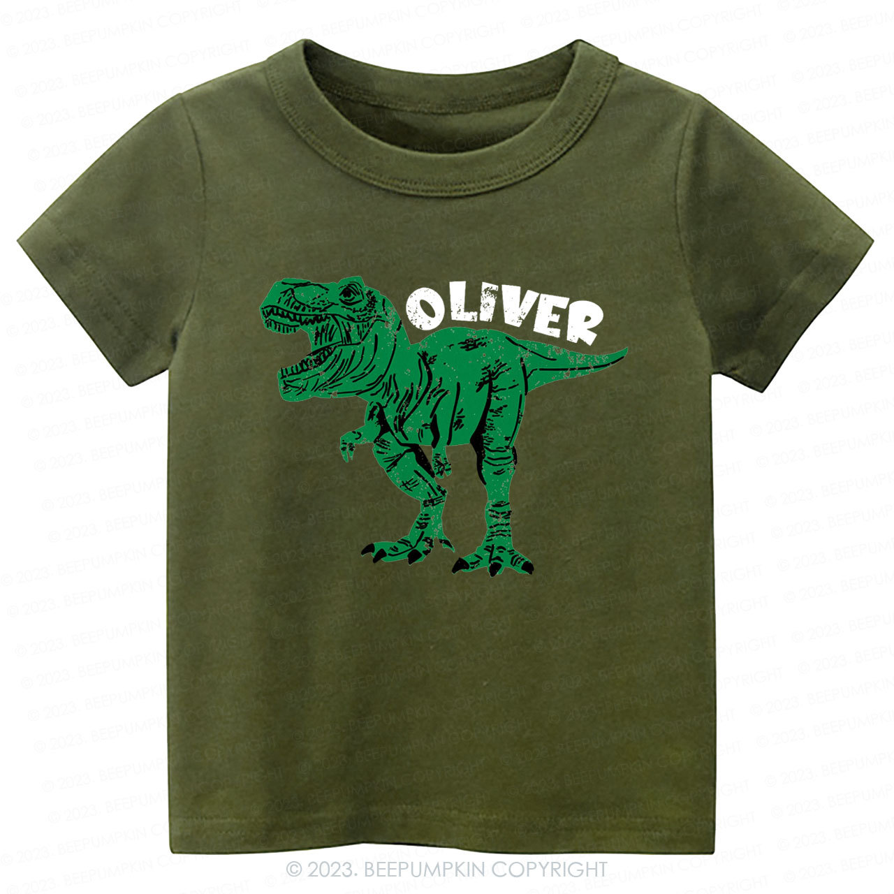 Personalized Dinosaur Kids Shirt