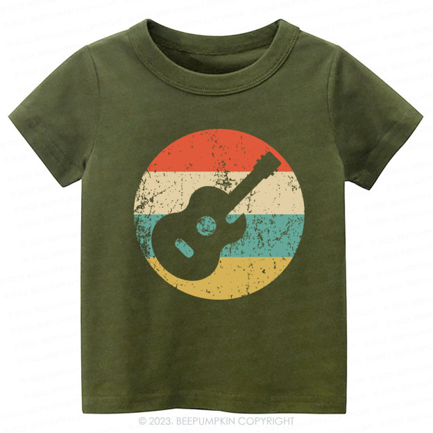  Retro Guitar Icon Kids Shirt