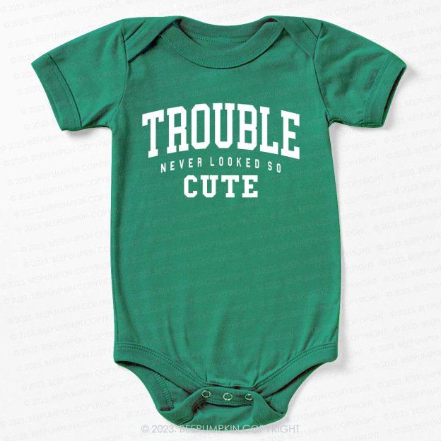 Trouble Never Looked So Cute Bodysuit For Baby
