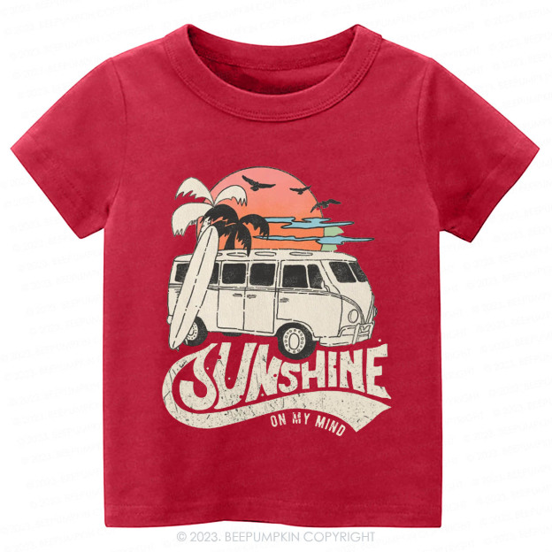Sunshine On My Mind Kids Shirt
