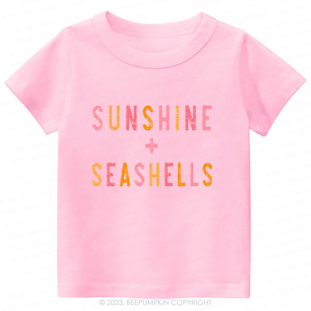 Sunshine And Seashells Kids Shirt