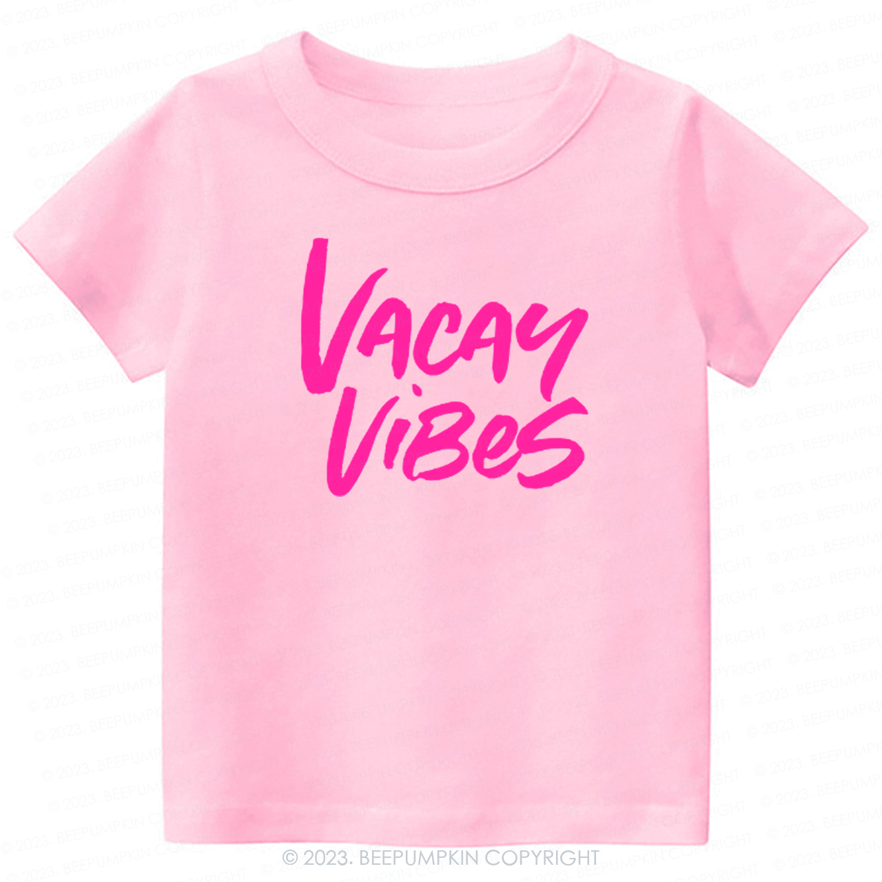 Vacay Vibes Neon Kids Shirt
