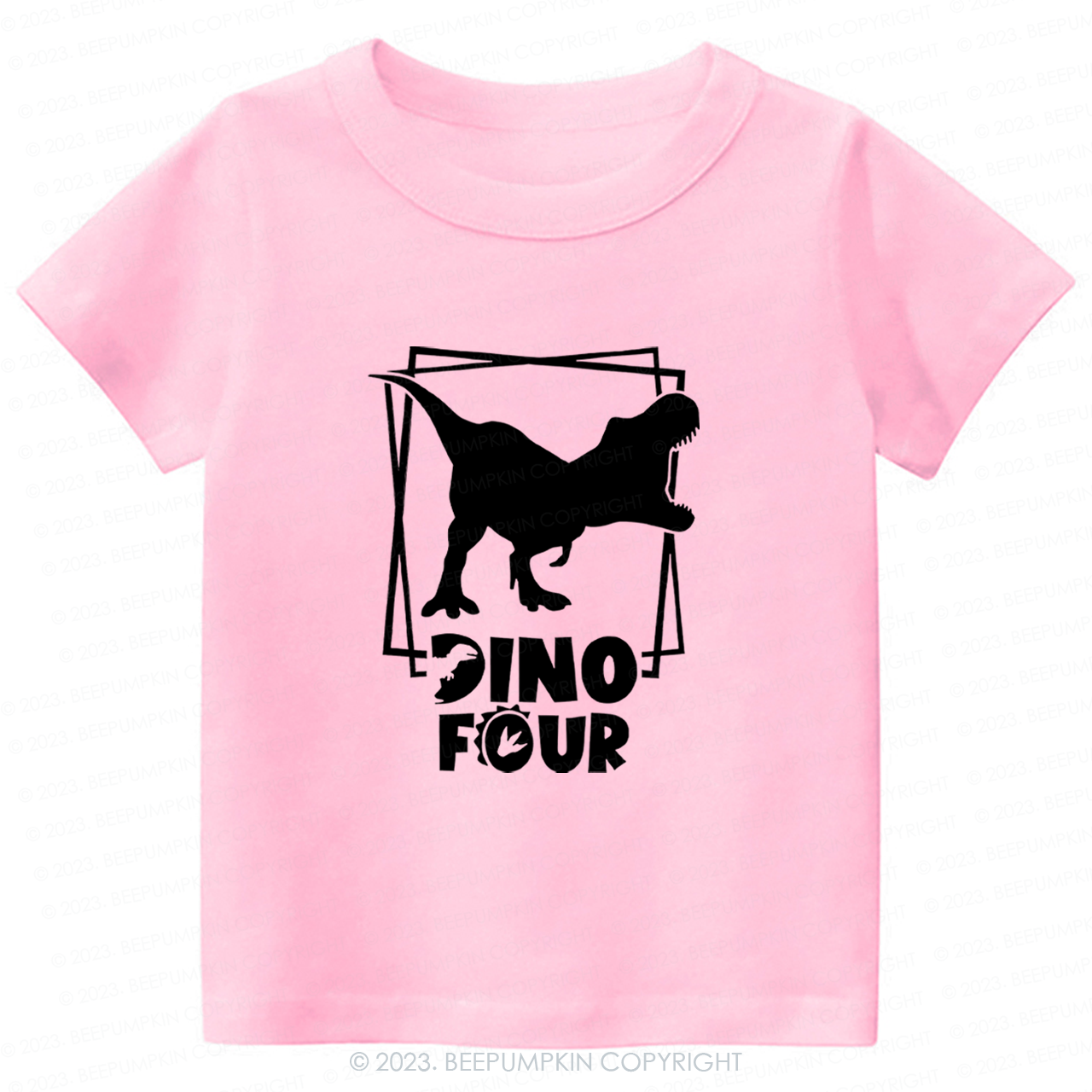 Dino Square T-Rex Kids Shirt