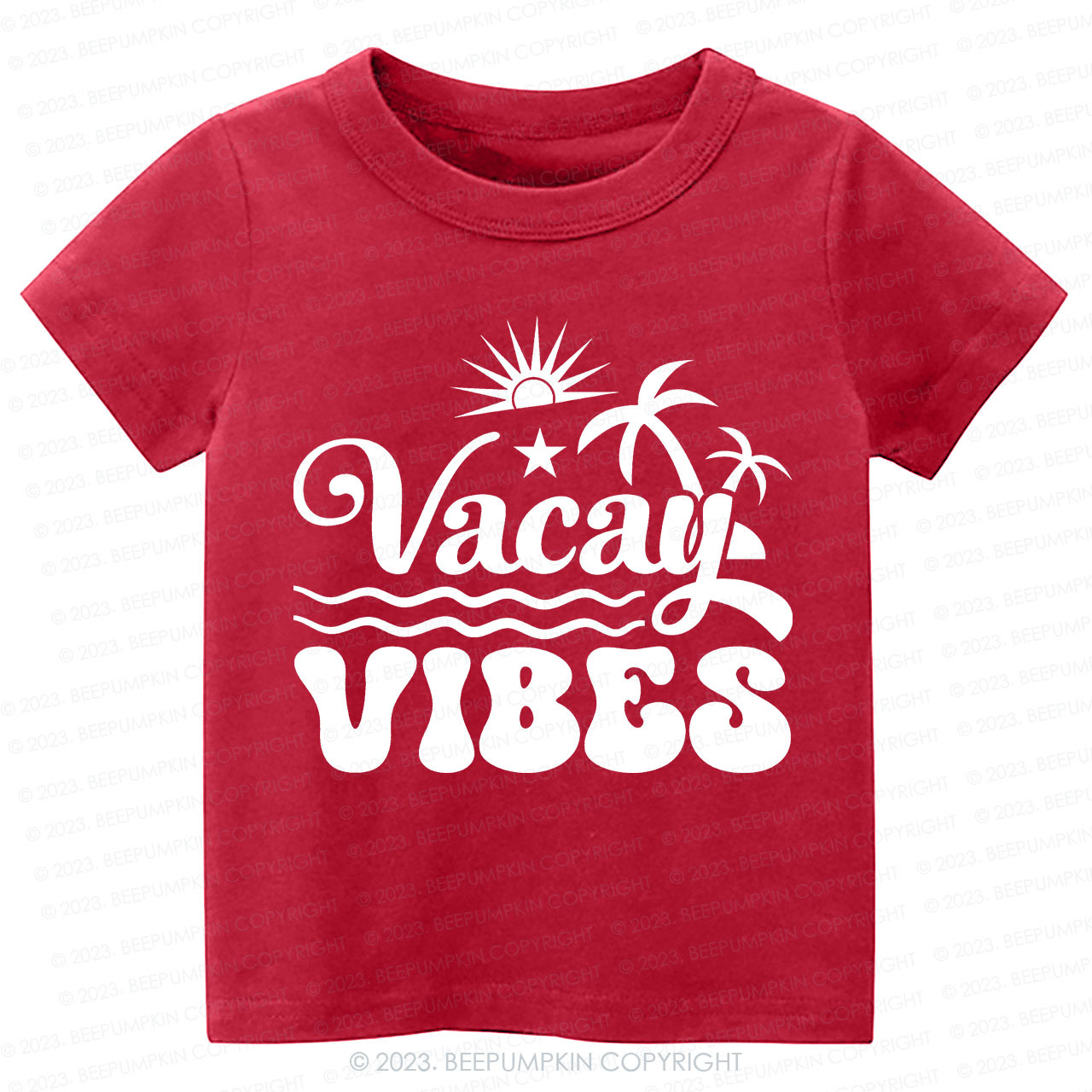 Summer Vacation Vacay Vibes Kids Shirt