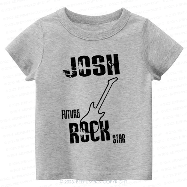 Personalised Future Rockstar Kids Shirt 8