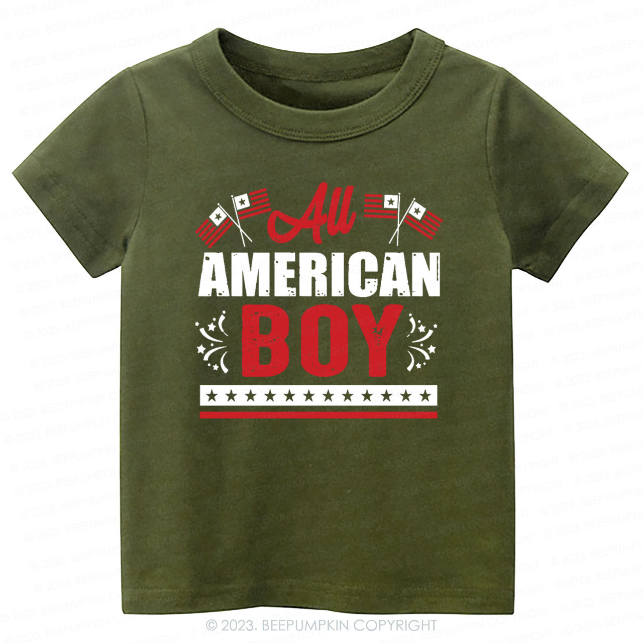 All American Neutral Shirt For Kids