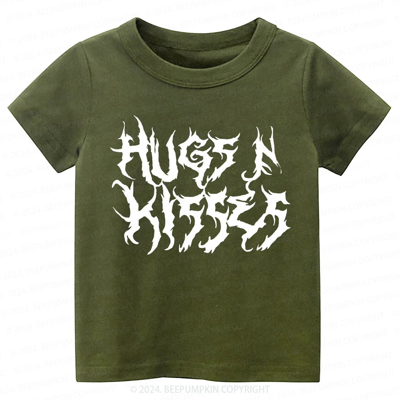Hugs N Kisses Heavy Metal Toddler&Kids Tees 8