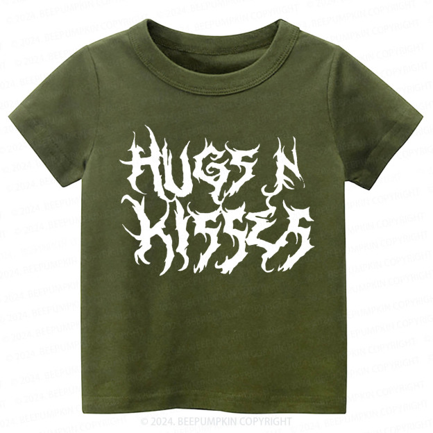 Hugs N Kisses Heavy Metal Toddler&Kids Tees 8