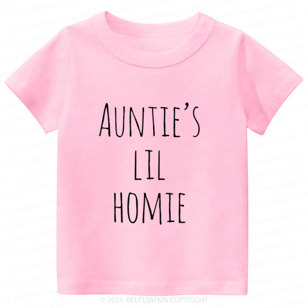 Auntie's Lil' Homie Toddler&Kids Tees 7