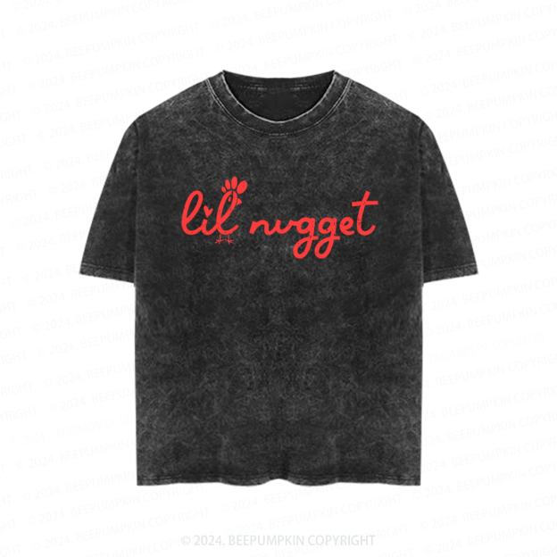Lil Nugget Chicken Toddler&Kids Washed Tees          