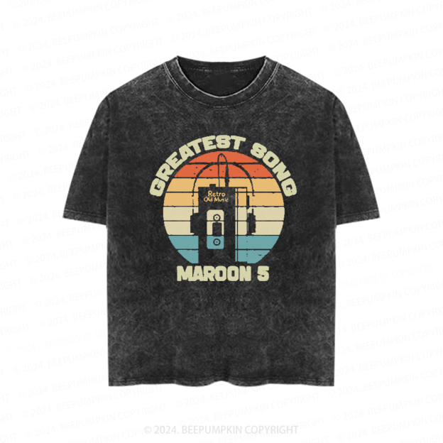 Pop Rock Band Toddler&Kids Washed Tees          