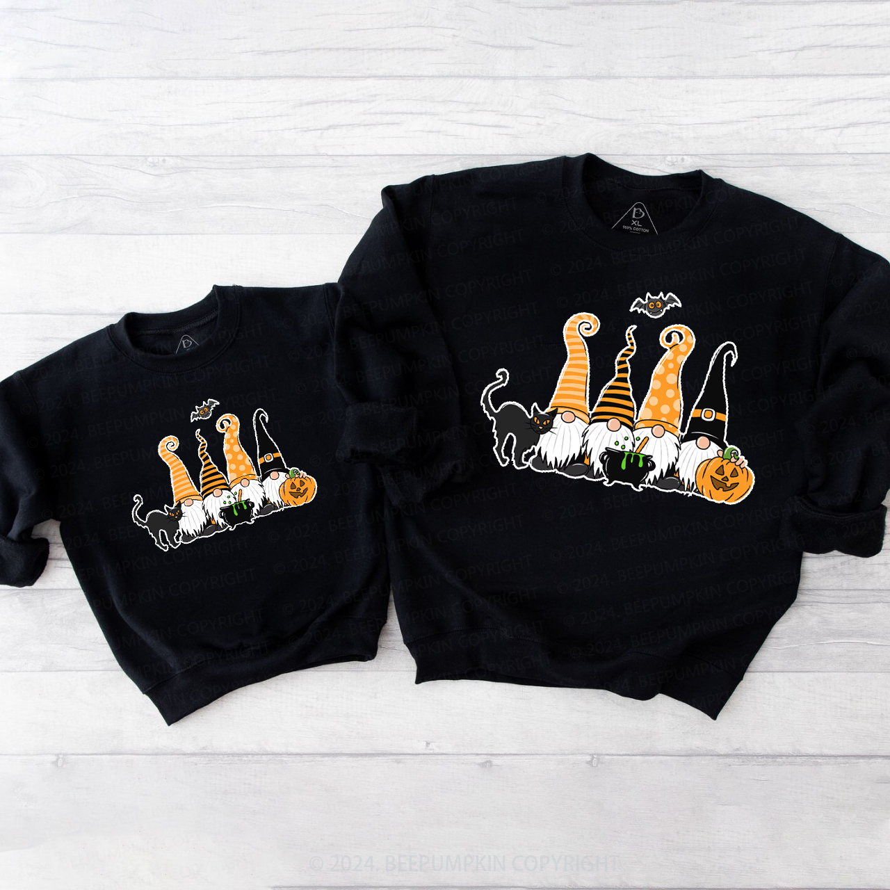 Halloween Gnomes Family Matching Sweatshirt