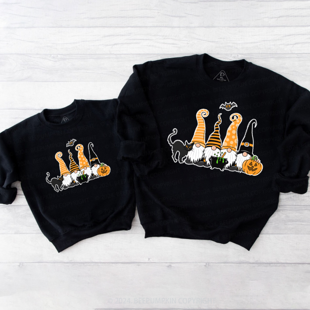 Halloween Gnomes Family Matching Sweatshirt