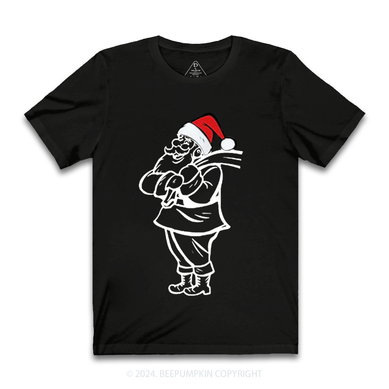 Santa Baby Couple Christmas Pregnancy T-Shirts Beepumpkin