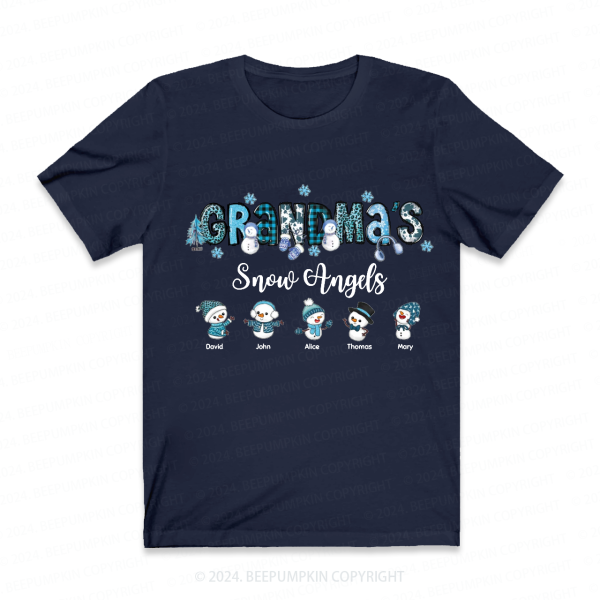 Image of Personalized Christmas Name Grandma Grandma Gift Shirt Beepumpkin