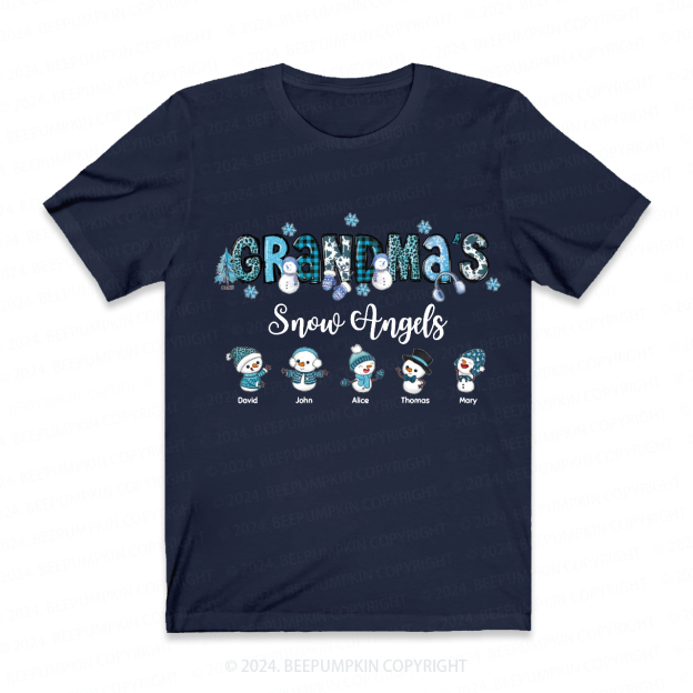 Personalized Christmas Name Grandma Grandma Gift Shirt Beepumpkin 