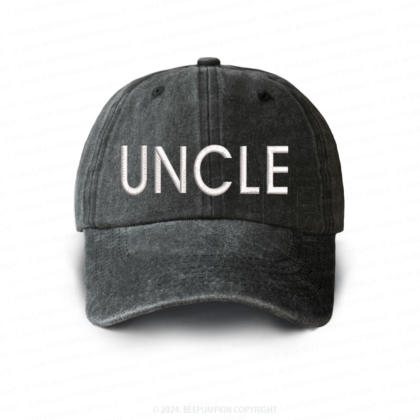 Vintage Washed UNCLE Embroidered Baseball Cap