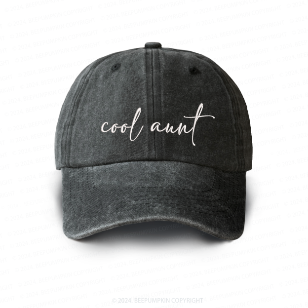 Cool Aunt Embroidered Baseball Cap