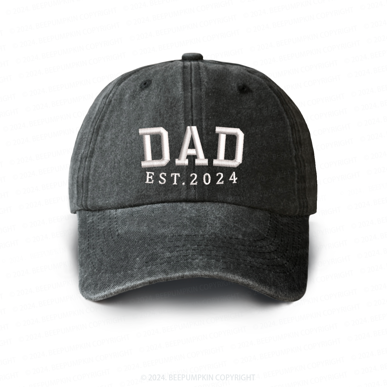 Personalized Date Embroidered Vintage Aldult Baseball Hat